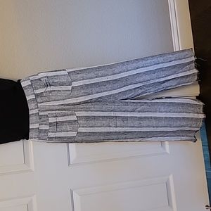Striped Linen Pant